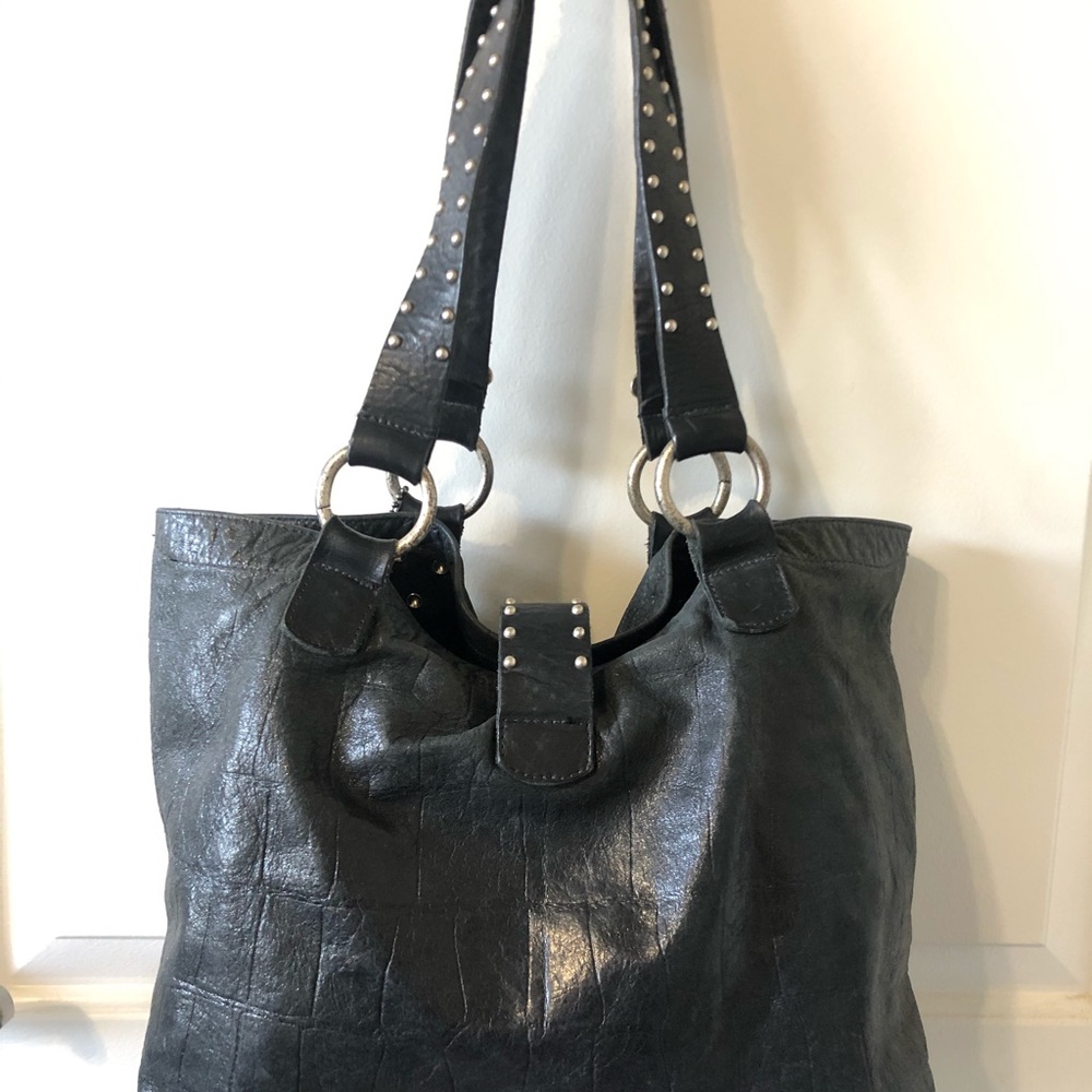 Leatherock USA black n silver bag - Picture 8 of 13